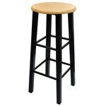 Vidaxl table et tabouret de bar 3 pièces bois et acier