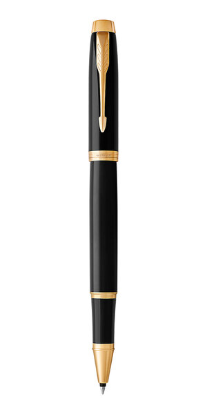 PARKER IM Stylo roller Noir Recharge noire pointe fine Coffret cadeau