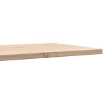 vidaXL Dessus de table 80x50x2 5 cm rectangulaire bois de pin massif