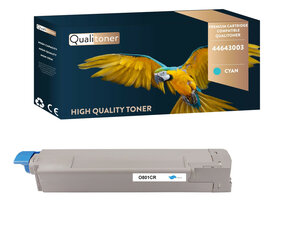 Qualitoner x1 toner 44643003 cyan compatible pour oki