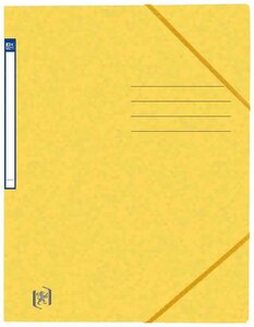 Chemise à élastique Top File+ A4 jaune OXFORD