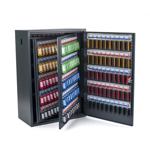 Armoire à clé de luxe en acier - capacité 300 clés - Gris anthracite