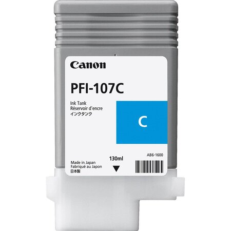 Cartouche d'encre canon pfi-107c (cyan)