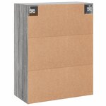 vidaXL Armoire murale sonoma gris 69 5x34x90 cm bois d'ingénierie