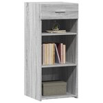 vidaXL Buffet sonoma gris 40x42 5x93 cm bois d'ingénierie