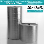 1 rouleau de film bulle d'air largeur 100cm x longueur 75m  - gamme air'roll isotherme