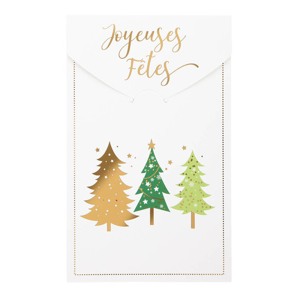Carte De Vœux Surprise Trio Sapins - Draeger paris