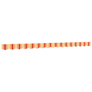 vidaXL Tissu de remplacement de cantonnière d’auvent jaune orange 4 m