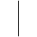 vidaXL Tête de lit chêne fumé 140 cm bois d'ingénierie et acier