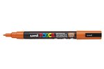 Marqueur pointe conique fine pc3m 0 9 - 1 3mm orange foncé x 6 POSCA