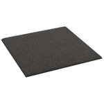 vidaXL Panneaux muraux 12 Pièces Gris foncé 30x30 cm Tissu 1 08 m²