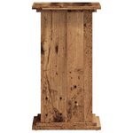 vidaXL Support pour plantes vieux bois 33x33x60 cm bois d'ingénierie