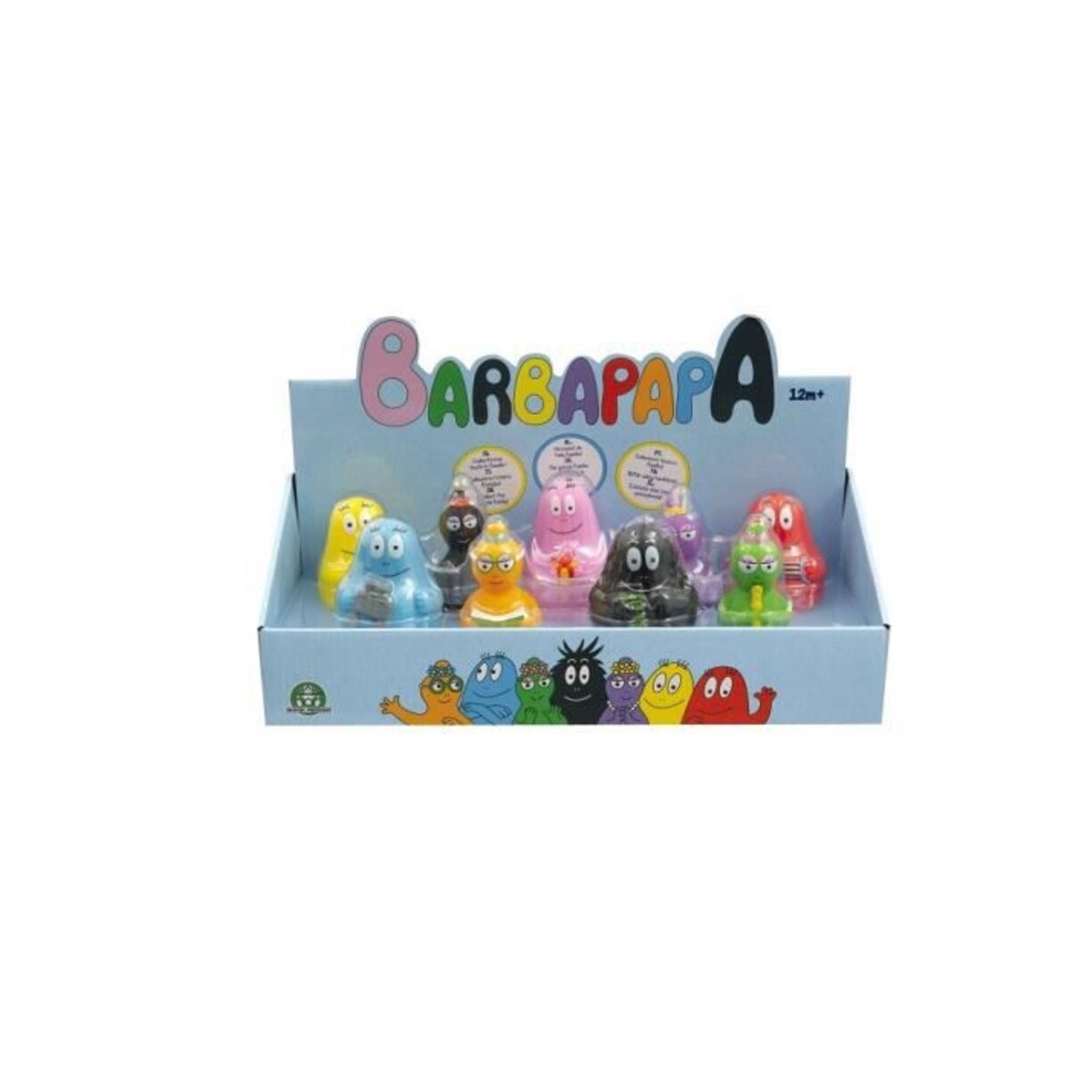 Figurines Barbapapa : Tube Expression 9 figurines - Jeux et jouets Plastoy  - Avenue des Jeux