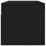 vidaXL Armoire murale noir 100x36 5x35 cm bois d'ingénierie
