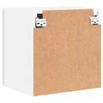 vidaXL Meubles TV muraux 2 Pièces blanc 40 5x30x40 cm bois d'ingénierie