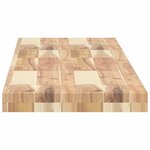 vidaXL Étagères flottantes 2 Pièces 120x30x4 cm acacia massif non traité