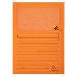 Paquet De 40 + 10 Chemises À Fenêtre Super 160g/m2 - 22x31cm - Couleurs Assorties - X 8 - Exacompta
