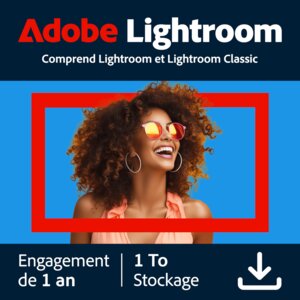 Adobe Lightroom - 1 To - 1 utilisateur - Abonnement 1 an