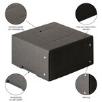 Purebox Black 150x150 85mm - Noir - X 5 - Falken