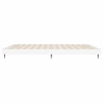 vidaXL Cadre de lit blanc 180x200 cm bois d'ingénierie