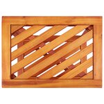 vidaXL Table d'appoint Bois d'acacia massif 45 x 33 x 45 cm