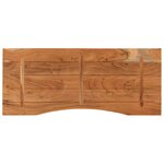 vidaXL Dessus de bureau 120x50x2 5 cm rectangulaire bois massif acacia