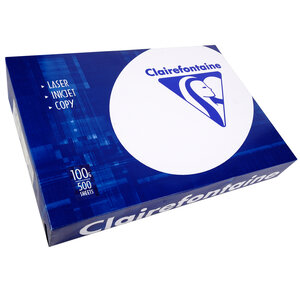 Ramette 500 Feuilles Papier 100g A3 420x297 mm Certifié PEFC Blanc CLAIRALFA