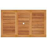 vidaXL Table de jardin 150x90x75 cm Bois de teck massif