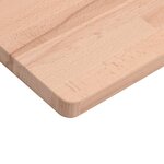 vidaXL Dessus de bureau 100x50x2 5 cm bois massif de hêtre