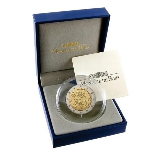 Pièce de monnaie 2 euro commémorative France 2011 BE – Fête de la musique