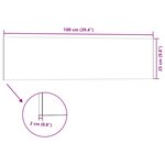 vidaXL Panneaux muraux 3D 14 Pièces gris clair 100x25 cm EPS