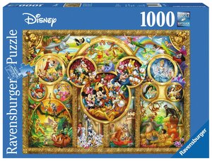 Puzzle plus beaux themes disney 1000 pieces
