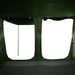 vidaXL Tente familiale tunnel 8 personnes vert imperméable