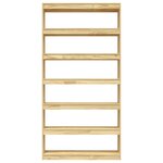 vidaXL Bibliothèque/Séparateur de pièce 100x30x200 cm pin massif