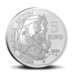 Pièce de monnaie 5 euro Belgique 2023 BU – Spirou et Fantasio