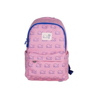 Sac à dos décontracté pour enfant Milan Collection 460 9 5 L - Compartiment principal et poche avant zippée - 2 poches latérales - Rose/Bleu