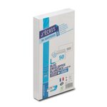 Paquet de 50 enveloppes blanches dl 110x220 75 g/m² fenêtre 45x100mm gpv