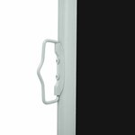 vidaXL Auvent latéral rétractable de patio 140x500 cm Noir
