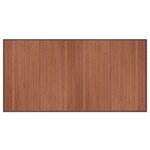 vidaXL Tapis rectangulaire marron 100x200 cm bambou