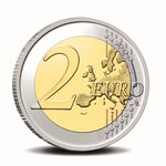 Pièce de monnaie 2 euro commémorative Pays-Bas 2022 - Programme Erasmus
