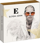 Pièce de monnaie en Argent 2 Pounds g 31.1 (1 oz) Millésime 2020 Music Legends ELTON JOHN