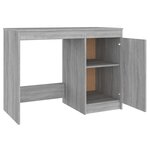 vidaXL Bureau Sonoma gris 100x50x76 cm Bois d'ingénierie