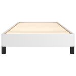 vidaXL Cadre de lit Blanc 90x200 cm Similicuir