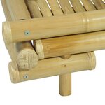 vidaXL Cadre de lit Bambou 140 x 200 cm