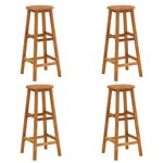 vidaXL Ensemble de bar de jardin 9 Pièces Bois d'acacia solide