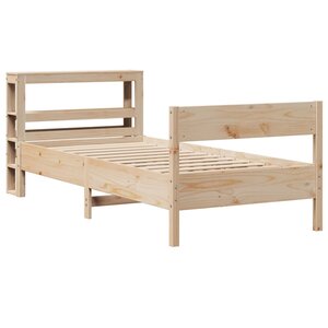 vidaXL Cadre de lit sans matelas 90x190 cm bois de pin massif