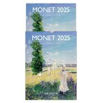 Petit Calendrier Mensuel 2025 14x18 Cm - Monet - Draeger paris