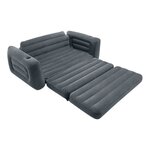 Intex Chaise coulissante 203x231x66 cm Gris foncé