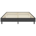 vidaXL Sommier à lattes de lit sans matelas gris tissu 180x200 cm