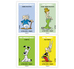 Carnet 12 timbres - Astérix - Lettre Verte